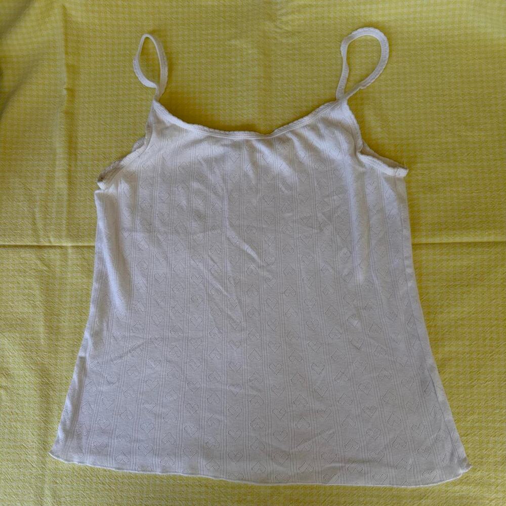 American Eagle Outfitters Womens size L White Tank top